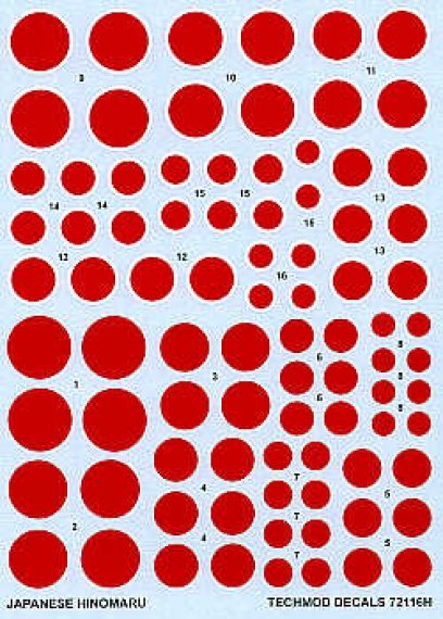 1/72 Japanese National Insignia/Hinomaru