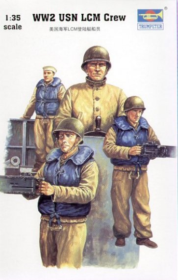 Figurines �quipage LCM-3 1/35 WWII USN