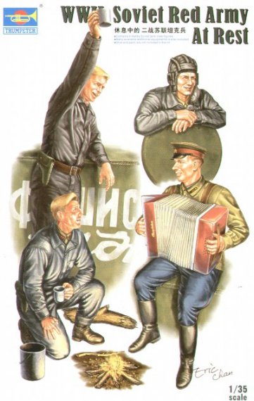 Trumpeter Figurines Soldats Sovi�tiques Char 1/35