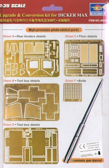 1/35 10.5cm K.Pz.Sfl.IVa Dicker Max Upgrade and Conversion Set w
