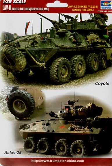 Trumpeter Pneus LAV-II USMC 325/85 R16 1/35