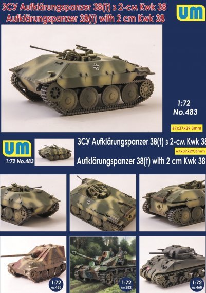 1/72 Aufklarungspanzer 38 with 2cm Kwk38