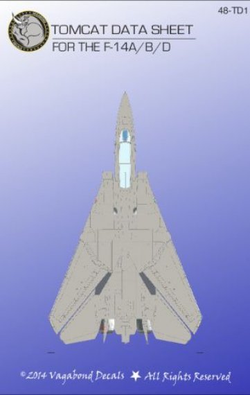 1/48 F-14A/B/D Tomcat Data and Stencils