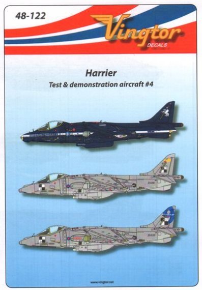 1/48 BAe Harrier  Test & demonstration aircraft 4