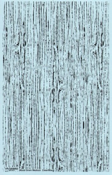 1/48 Medium wood grain. Black printed wood grain on a clear back