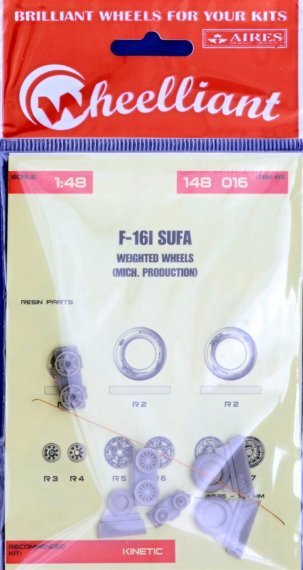 1/48 F-16I Sufa weighted wheels