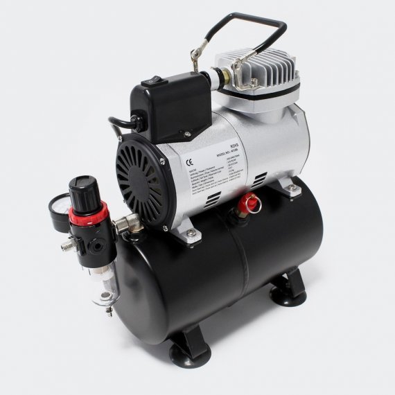Airbrush compressor AS186 with 3liters air tank