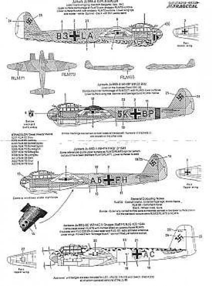 1/48 Junkers Ju 88A-4/D-1/G-6C