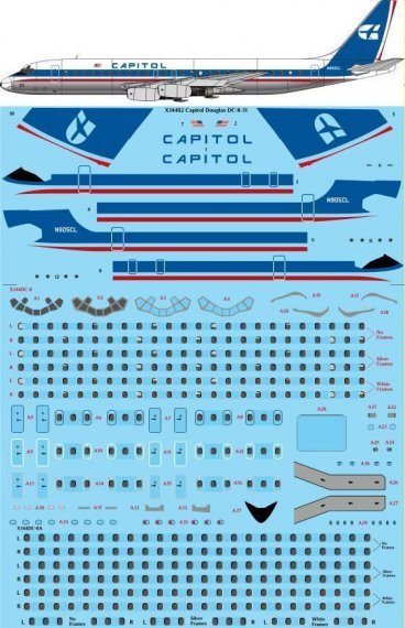 1/144 Capitol Douglas DC-8-31