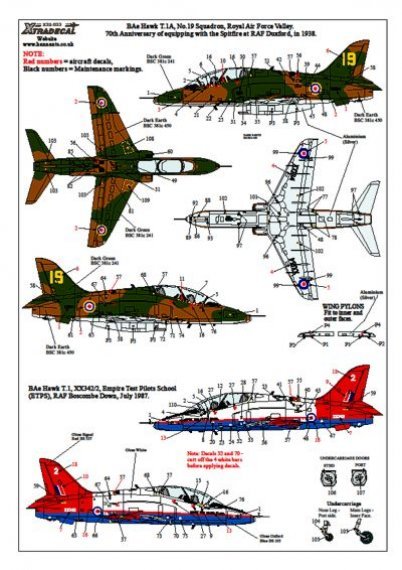 1/32 BAe Hawk T.1/T.1A Empire Test Pilots School