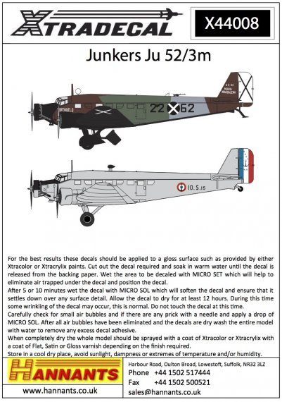 1/144 Junkers Ju-52/3m