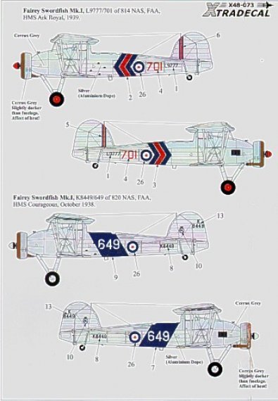 1/48 Fleet Air Arm Swordfish 1938-39