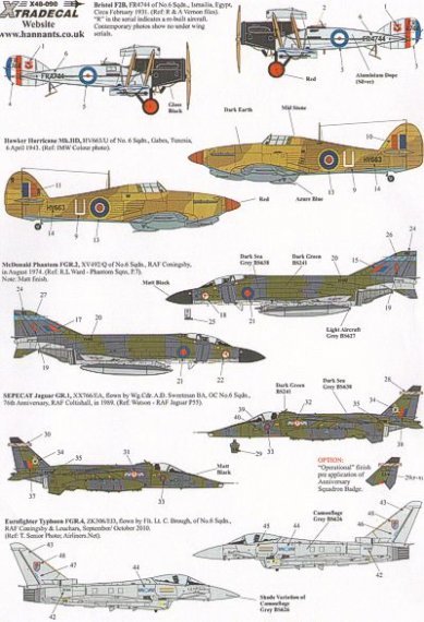 1/48 History of RAF 6 Sqn 1931-2010