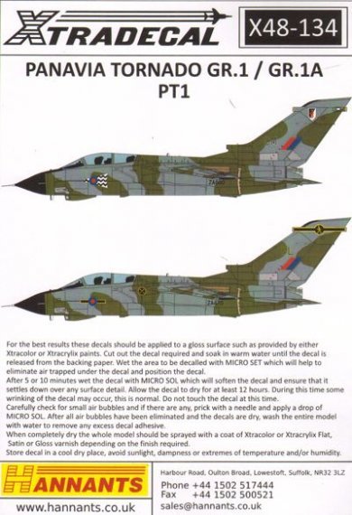 1/48Panavia Tornado GR.1/GR.1A Pt.1