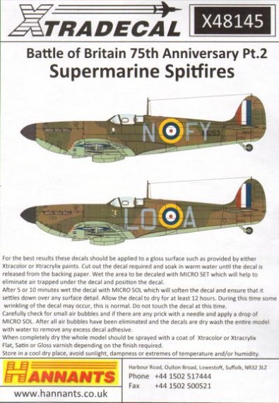 1/48 Supermarine Spitfire Mk.Ia Battle of Britain 1940 Pt.2