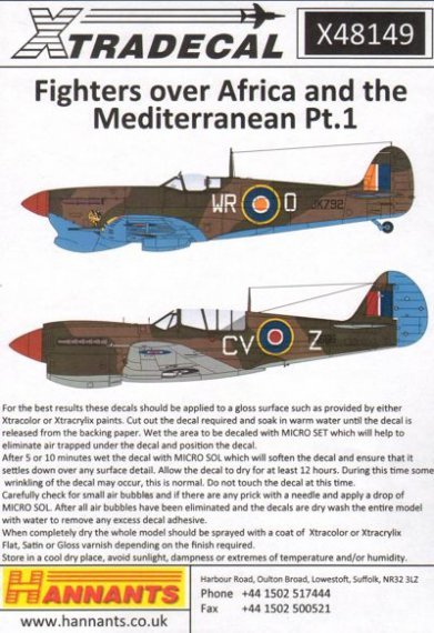 1/48 Fighters over North Africa and the Mediterranean Pt.1