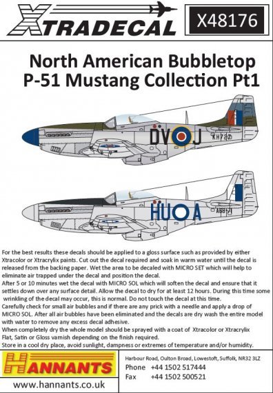 1/48 North-American P-51D Mustang Bubbletops Pt 1