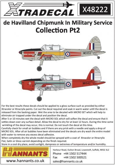 1/48 De Havilland Chipmunk In Military Service Part 2