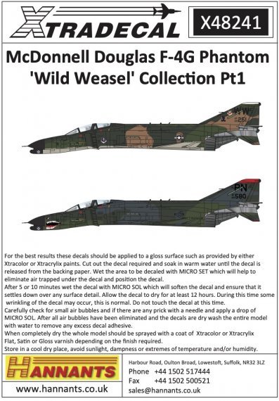 1/48 McDonnell F-4G Phantom Wild Weasel Collection Pt1 6