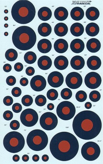 1/72 RAF National Insignia/Roundels B Type