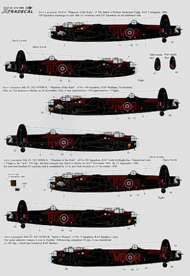 1/72 Avro Lancaster Mk.I/III. Ton-Up Avro Lancasters