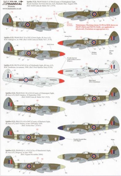 1/72 Supermarine Spitfire F.22