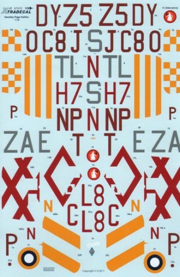 1/72 Handley Page Halifax B.Mk.I/II and B.Mk.III