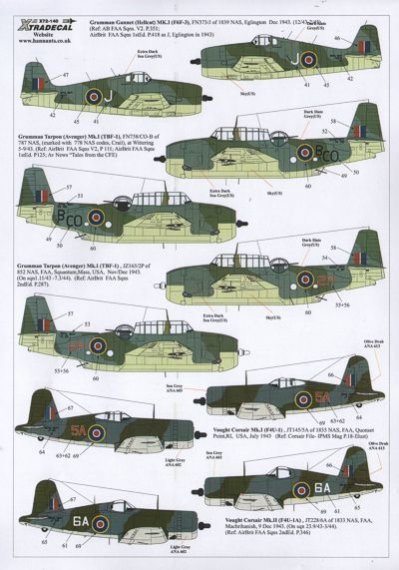 1/72 Yanks with Roundels US Aircraft in the FAA Pt 1