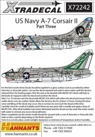 1/72 Colourful USN Corsairs