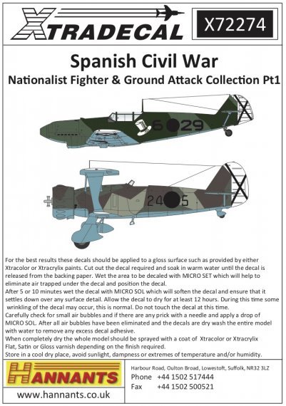 1/72 Spanish Civil War Condor Legion Pt 1