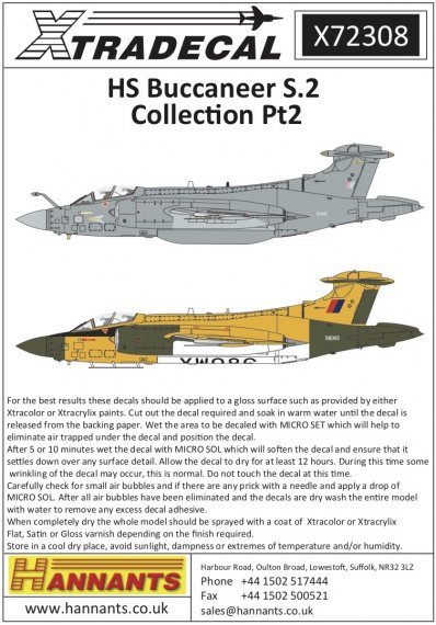 1/72 Blackburn Buccaneer S.2 Collection Part 2