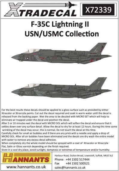 1/72 Lockheed-Martin F-35C Lightning II