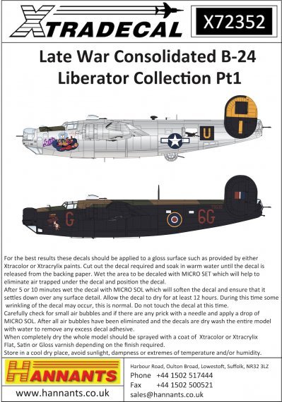 1/72 Late War Consolidated B-24 Liberator Collection Pt 1 5