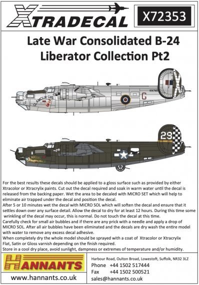 1/72 Late War Consolidated B-24 Liberator Collection Pt2 5