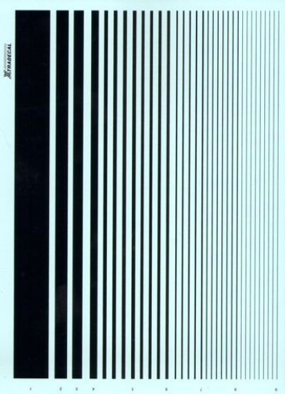 No Scale Parallel Stripes Black