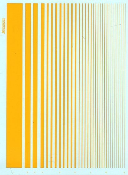 Xtradecal Bandes Parall�les Jaunes 9 Largeurs