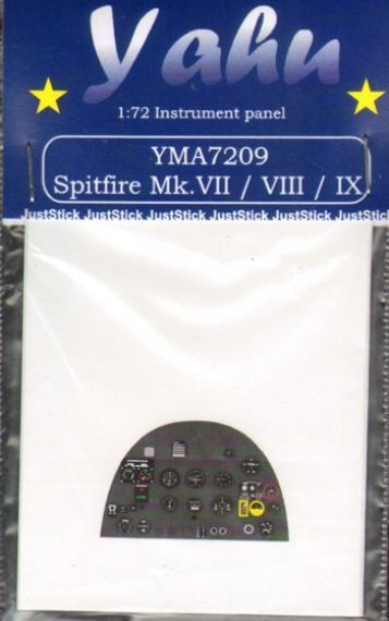 1/72 Supermarine Spitfire Mk.VII/Mk.VIII/Mk.IX ready-made panel