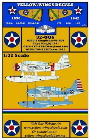 1/32 USN Vought OS2U-1/2/3 Kingfisher