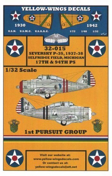 1/32 Seversky P-35 Early USAAC Fighter