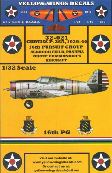 1/32 USAAC P-36A