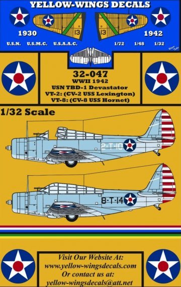1/32 Early WWII U.S. Navy Douglas TBD-1 Devastator