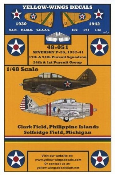 1/48 USAAC Seversky P-35/P-35A