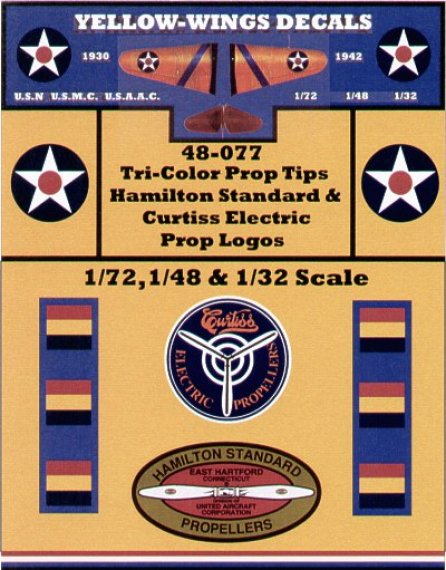 Decalcomanie Logo Eliche 1/48 Hamilton Standard