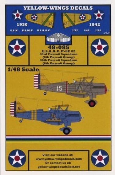 1/48 USAC Curtiss P-6E part 2