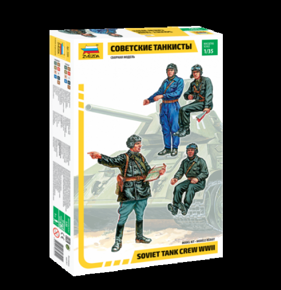 Zvezda �quipage de Char Sovi�tique WWII 1/35