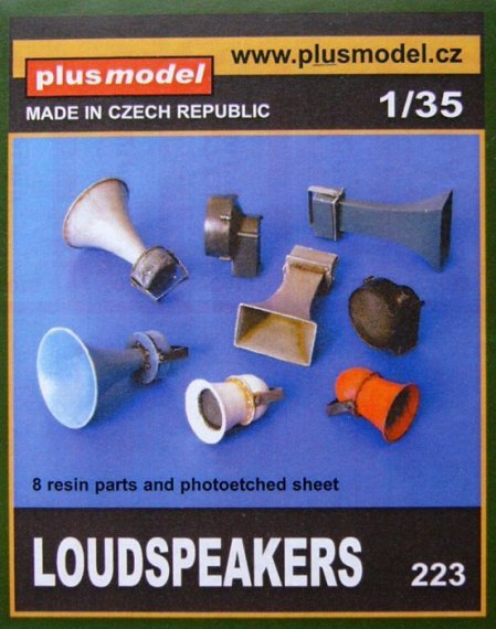 1/35 Loudspeakers (8 resin parts + PE)
