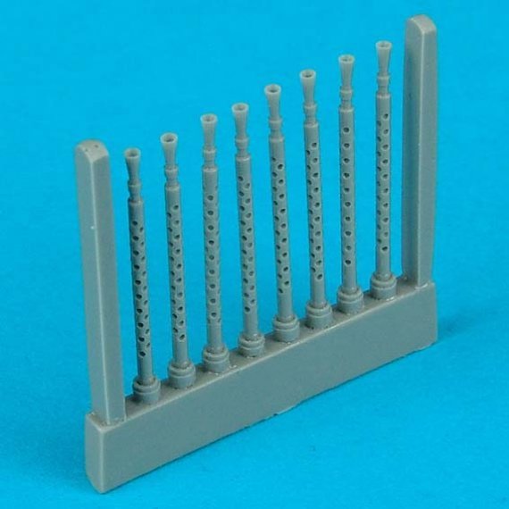 1/48 Lancaster gun barrels round perforated (TAM)