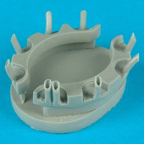 1/48 I-16 engine correct exhaust (EDU)