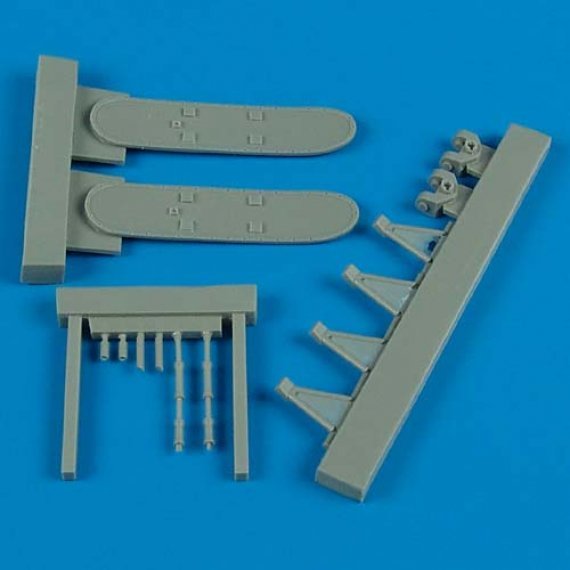 1/48 I-16 skid landing gear (EDU)