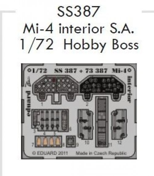 1/72 Mi-4 interior S.A. (HOBBYB)